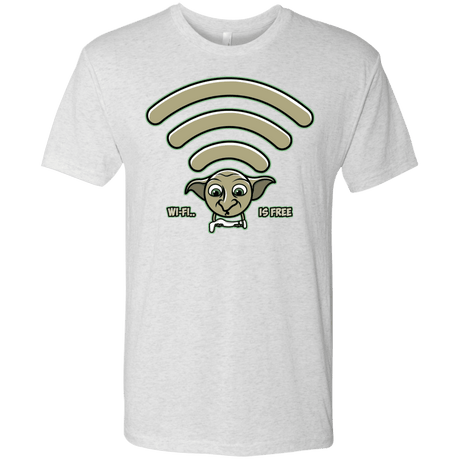 T-Shirts Heather White / S Wi-fi is Free Men's Triblend T-Shirt