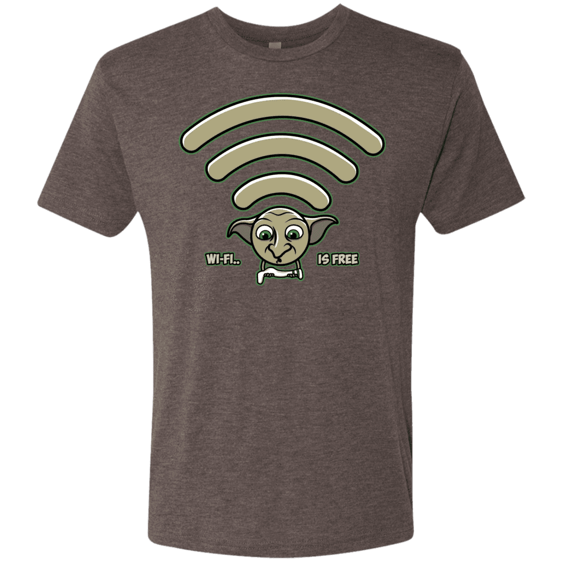 T-Shirts Macchiato / S Wi-fi is Free Men's Triblend T-Shirt
