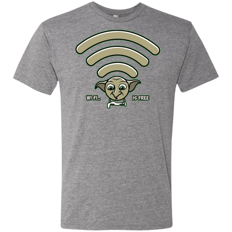T-Shirts Premium Heather / S Wi-fi is Free Men's Triblend T-Shirt
