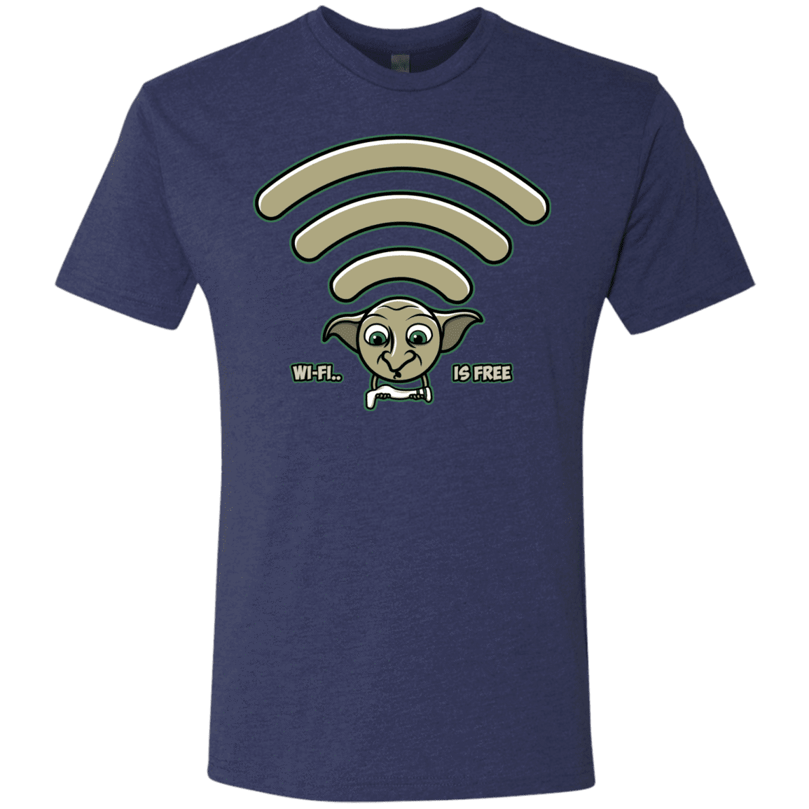 T-Shirts Vintage Navy / S Wi-fi is Free Men's Triblend T-Shirt