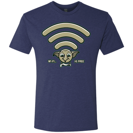 T-Shirts Vintage Navy / S Wi-fi is Free Men's Triblend T-Shirt