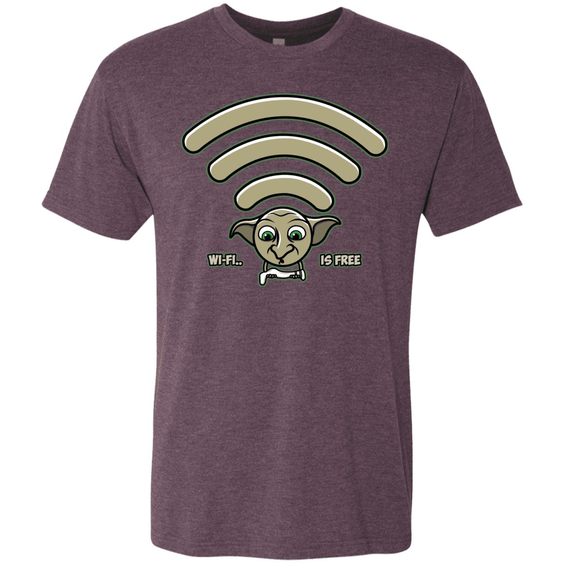T-Shirts Vintage Purple / S Wi-fi is Free Men's Triblend T-Shirt