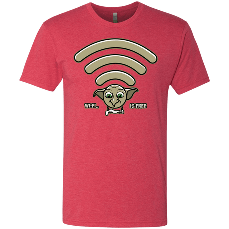 T-Shirts Vintage Red / S Wi-fi is Free Men's Triblend T-Shirt