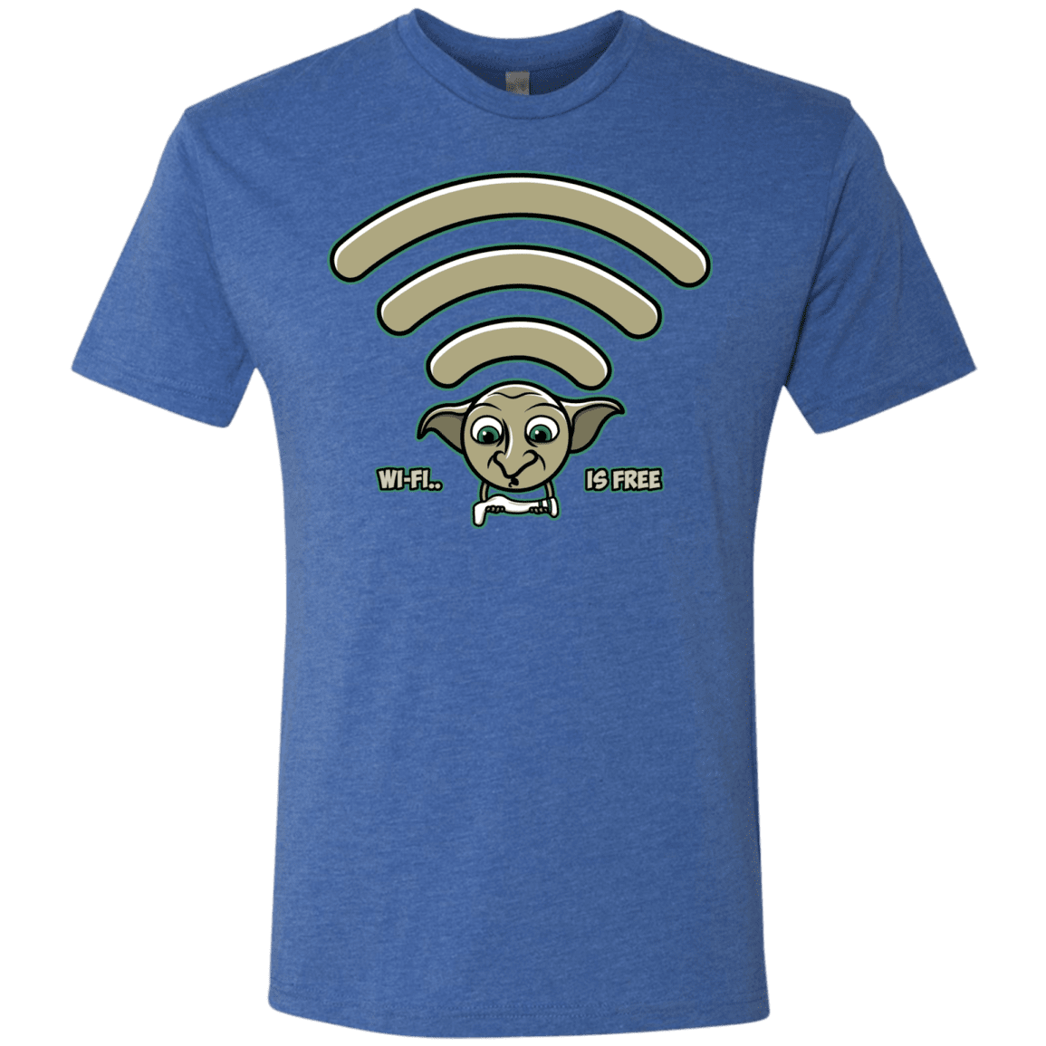 T-Shirts Vintage Royal / S Wi-fi is Free Men's Triblend T-Shirt