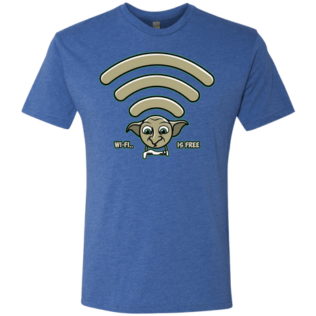 T-Shirts Vintage Royal / S Wi-fi is Free Men's Triblend T-Shirt