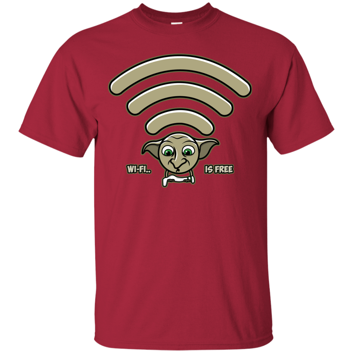T-Shirts Cardinal / S Wi-fi is Free T-Shirt