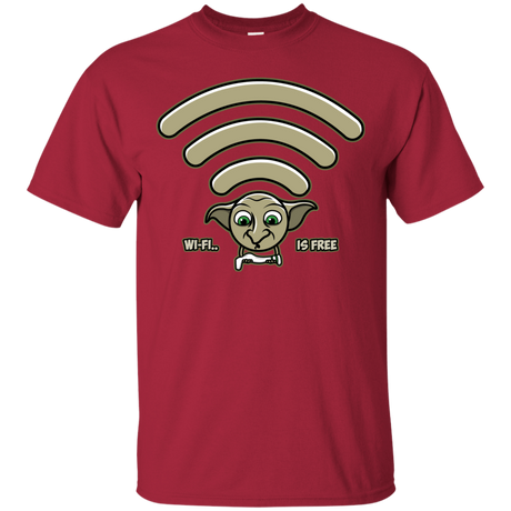 T-Shirts Cardinal / S Wi-fi is Free T-Shirt
