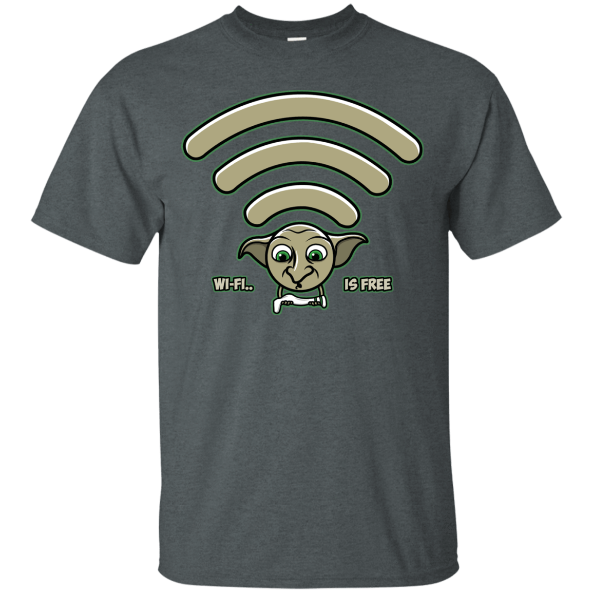 T-Shirts Dark Heather / S Wi-fi is Free T-Shirt