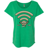 Wi-fi is Free Triblend Dolman Sleeve