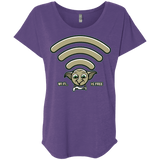 Wi-fi is Free Triblend Dolman Sleeve