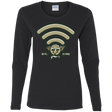 T-Shirts Black / S Wi-fi is Free Women's Long Sleeve T-Shirt