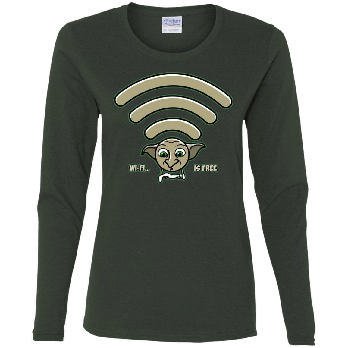 T-Shirts Forest / S Wi-fi is Free Women's Long Sleeve T-Shirt