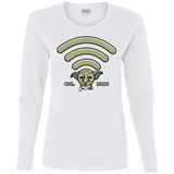 T-Shirts White / S Wi-fi is Free Women's Long Sleeve T-Shirt