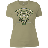 T-Shirts Light Olive / X-Small Wi-fi is Free Women's Premium T-Shirt