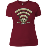 T-Shirts Scarlet / X-Small Wi-fi is Free Women's Premium T-Shirt