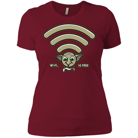 T-Shirts Scarlet / X-Small Wi-fi is Free Women's Premium T-Shirt