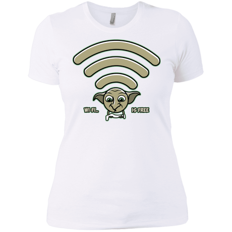 T-Shirts White / X-Small Wi-fi is Free Women's Premium T-Shirt