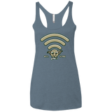 Wi-fi is Free Women's Triblend Racerback Tank
