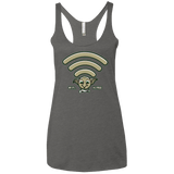 Wi-fi is Free Women's Triblend Racerback Tank