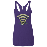Wi-fi is Free Women's Triblend Racerback Tank