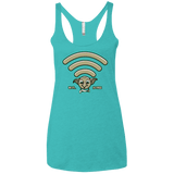 Wi-fi is Free Women's Triblend Racerback Tank