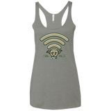 Wi-fi is Free Women's Triblend Racerback Tank