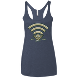 Wi-fi is Free Women's Triblend Racerback Tank