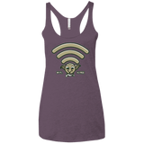 Wi-fi is Free Women's Triblend Racerback Tank
