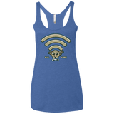 Wi-fi is Free Women's Triblend Racerback Tank