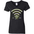 T-Shirts Black / S Wi-fi is Free Women's V-Neck T-Shirt