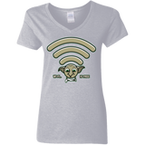 T-Shirts Sport Grey / S Wi-fi is Free Women's V-Neck T-Shirt