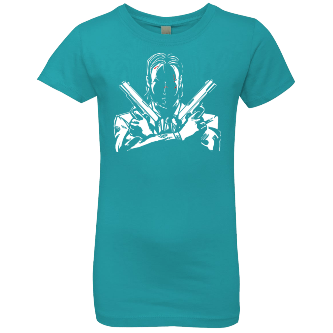 T-Shirts Tahiti Blue / YXS Wick Girls Premium T-Shirt