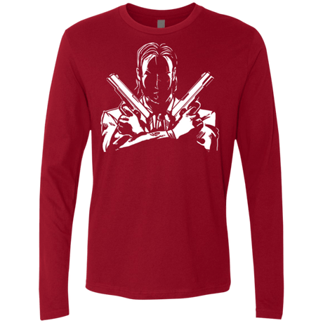 T-Shirts Cardinal / Small Wick Men's Premium Long Sleeve