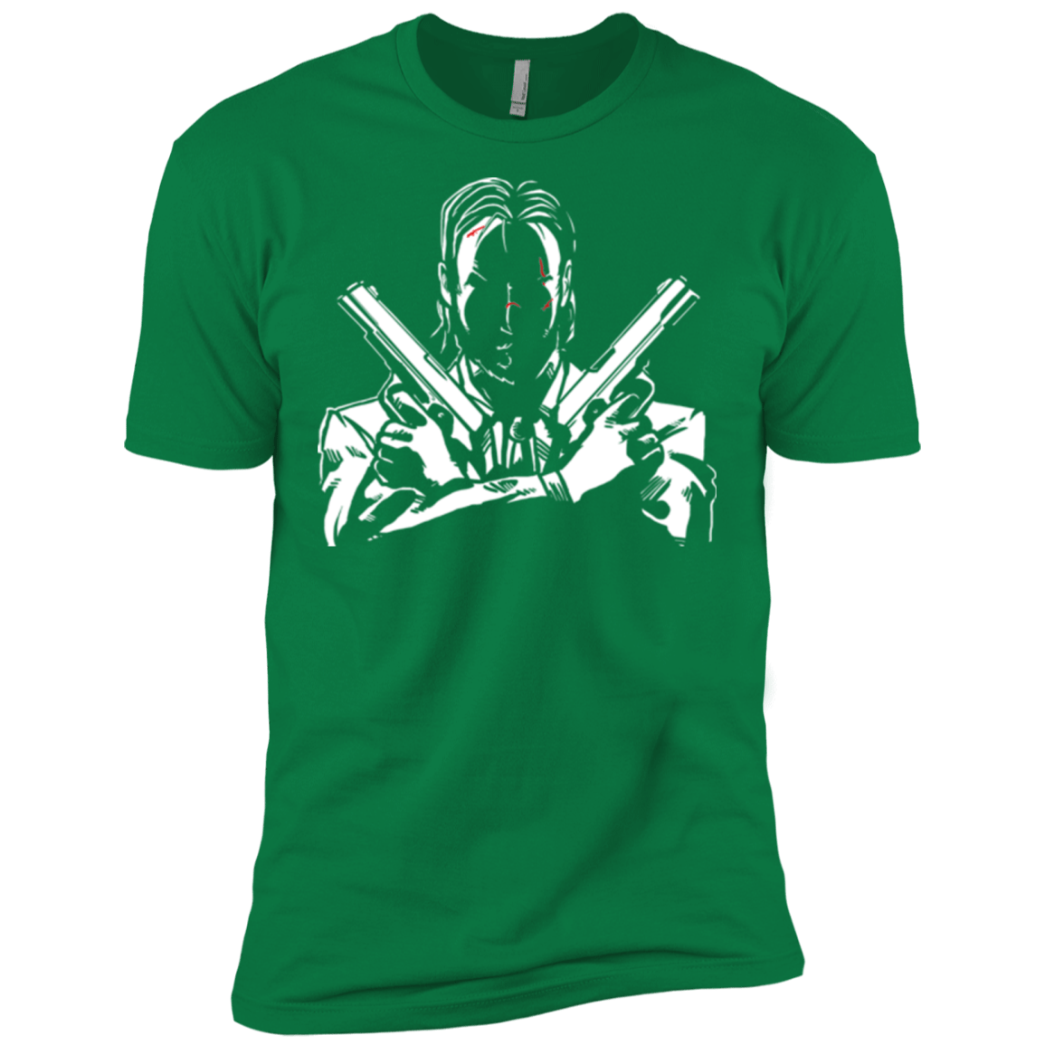 T-Shirts Kelly Green / X-Small Wick Men's Premium T-Shirt