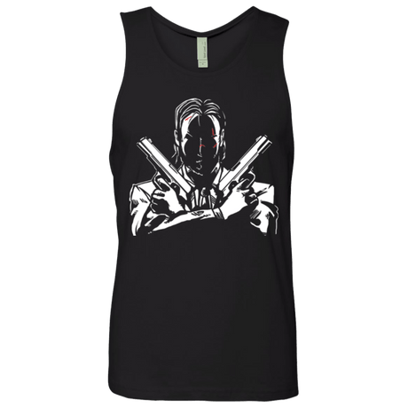 T-Shirts Black / Small Wick Men's Premium Tank Top