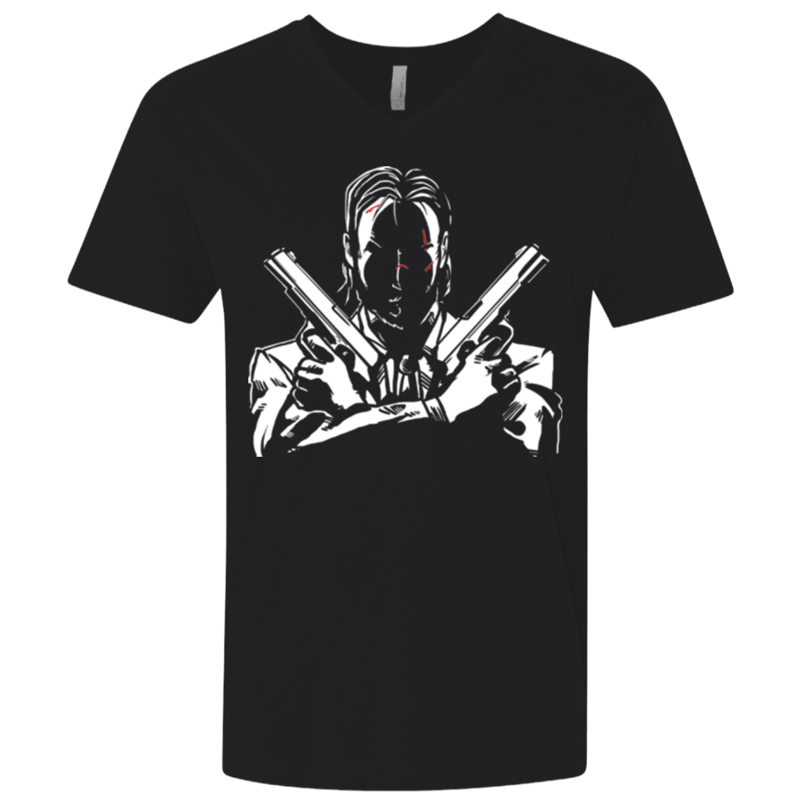 T-Shirts Black / X-Small Wick Men's Premium V-Neck