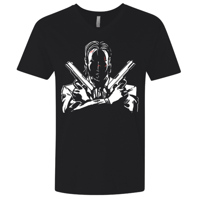 T-Shirts Black / X-Small Wick Men's Premium V-Neck