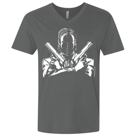 T-Shirts Heavy Metal / X-Small Wick Men's Premium V-Neck