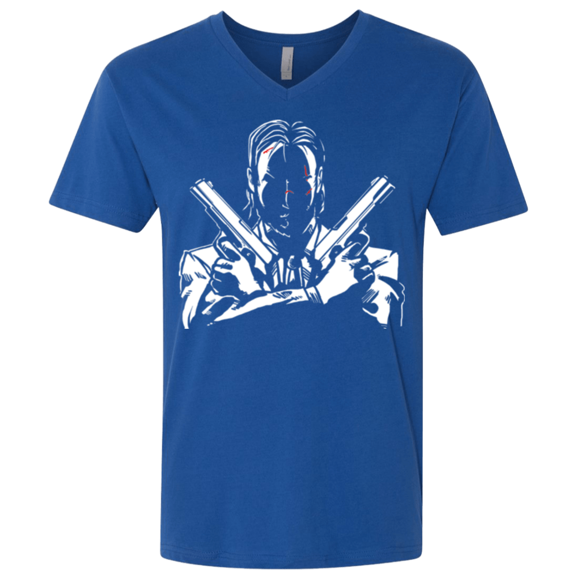 T-Shirts Royal / X-Small Wick Men's Premium V-Neck