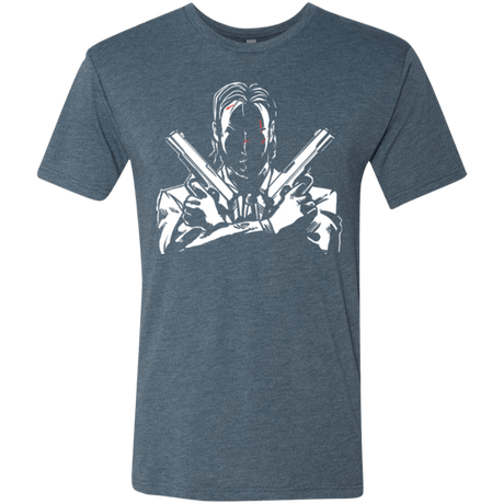 T-Shirts Indigo / Small Wick Men's Triblend T-Shirt