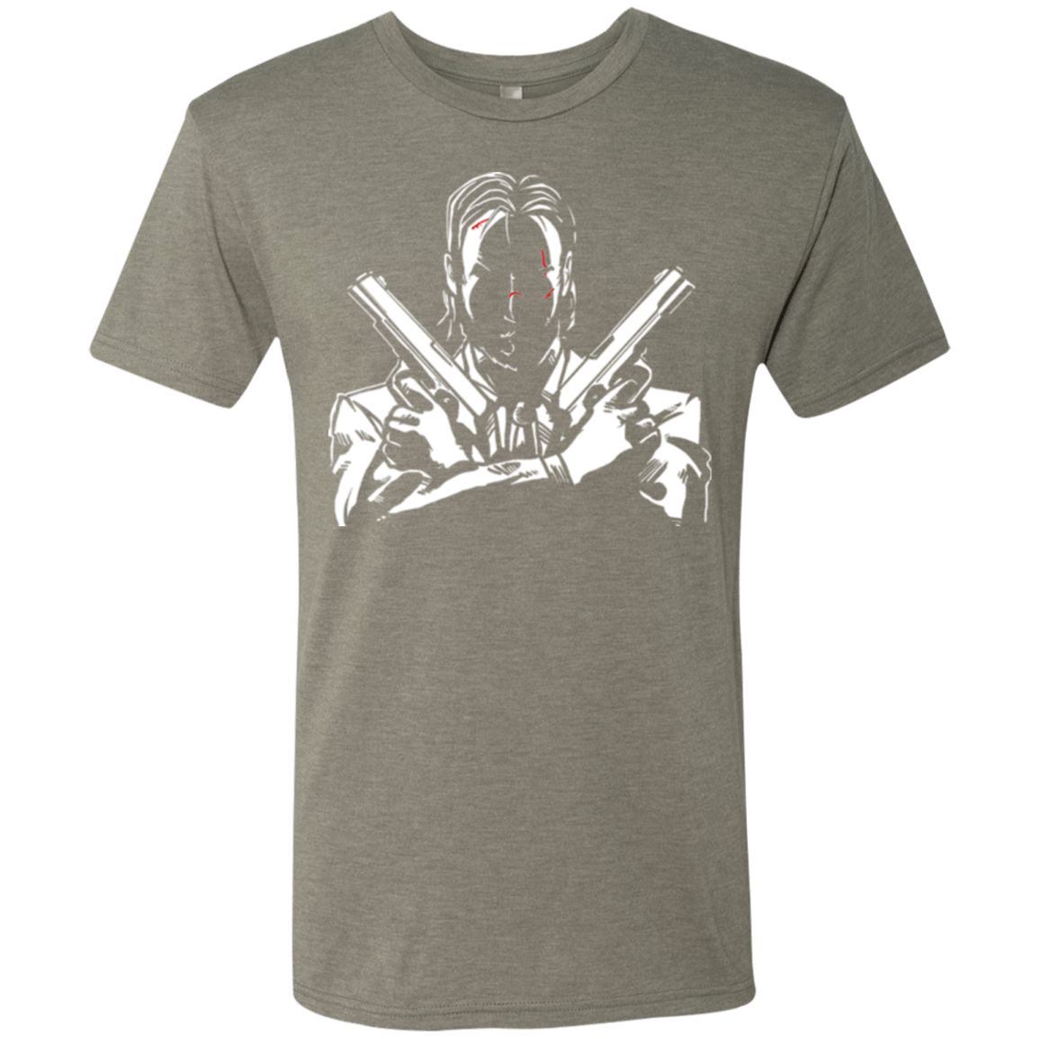 T-Shirts Venetian Grey / Small Wick Men's Triblend T-Shirt