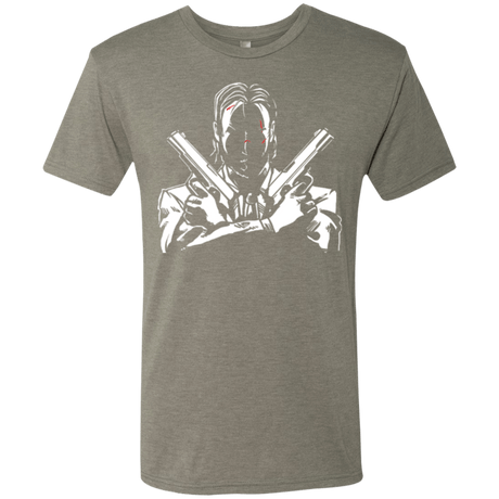 T-Shirts Venetian Grey / Small Wick Men's Triblend T-Shirt