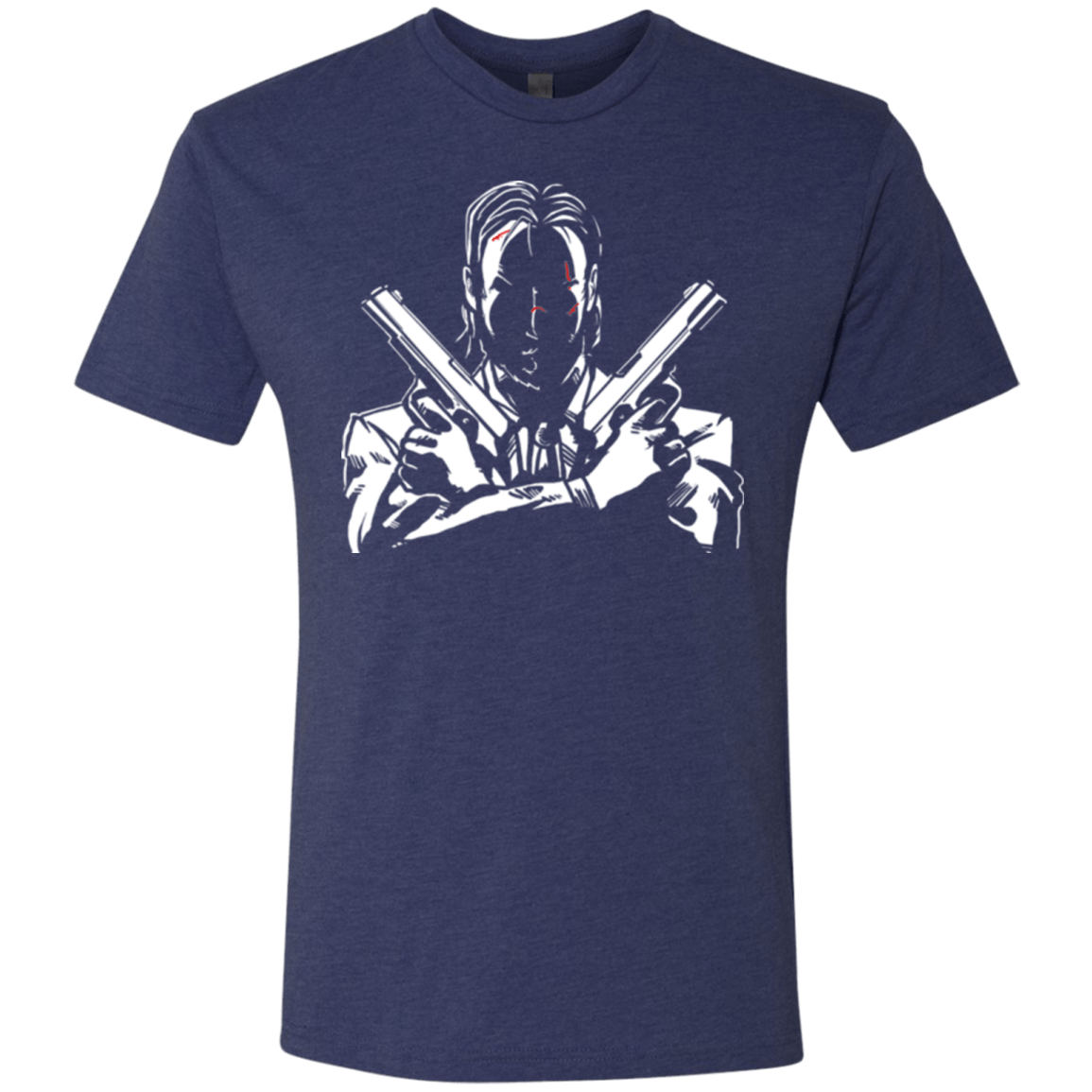 T-Shirts Vintage Navy / Small Wick Men's Triblend T-Shirt