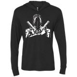 T-Shirts Vintage Black / X-Small Wick Triblend Long Sleeve Hoodie Tee