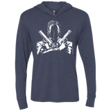 T-Shirts Vintage Navy / X-Small Wick Triblend Long Sleeve Hoodie Tee