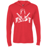 T-Shirts Vintage Red / X-Small Wick Triblend Long Sleeve Hoodie Tee