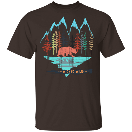 T-Shirts Dark Chocolate / S Wicked Wild T-Shirt