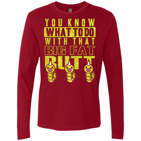 T-Shirts Cardinal / Small Wiggle Wiggle Men's Premium Long Sleeve