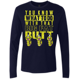 T-Shirts Midnight Navy / Small Wiggle Wiggle Men's Premium Long Sleeve