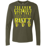 T-Shirts Military Green / Small Wiggle Wiggle Men's Premium Long Sleeve